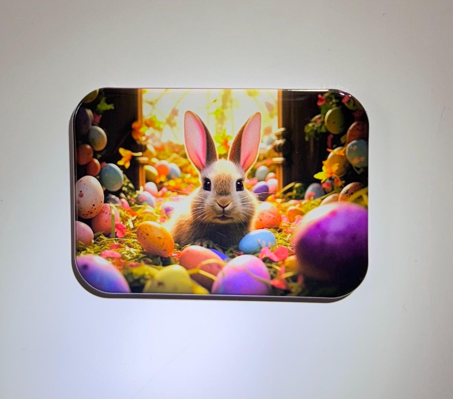 Easter Fridge Magnets Bunny Easter Eggs Flowers Spring