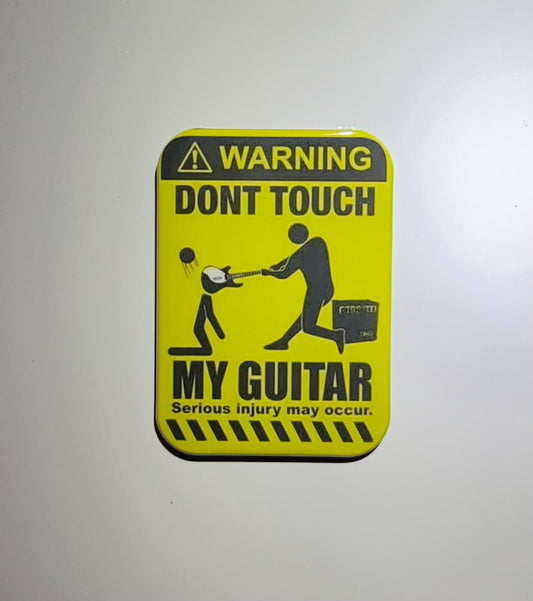 Guitar magnet,  fridge magnet, magnet, fun magnet, guitar, love guitar, musician magnet